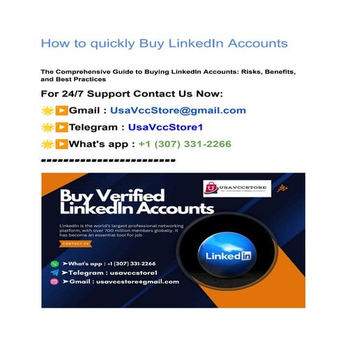 How to quickly Buy LinkedIn Accounts.pdf