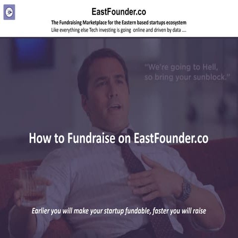 How to raise funds on EastFounder