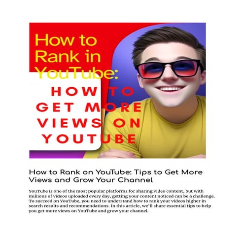 How to Rank on YouTube: Tips to Get More Views and Grow Your Channel