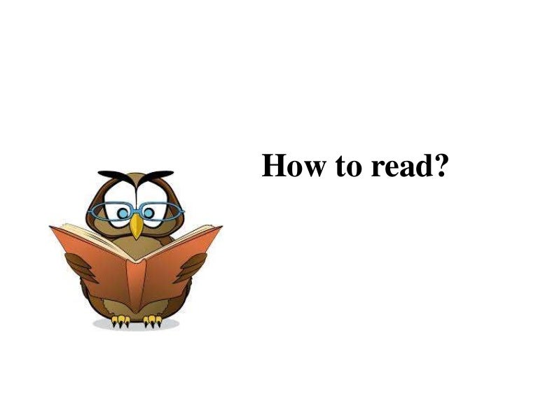 How to read effectively