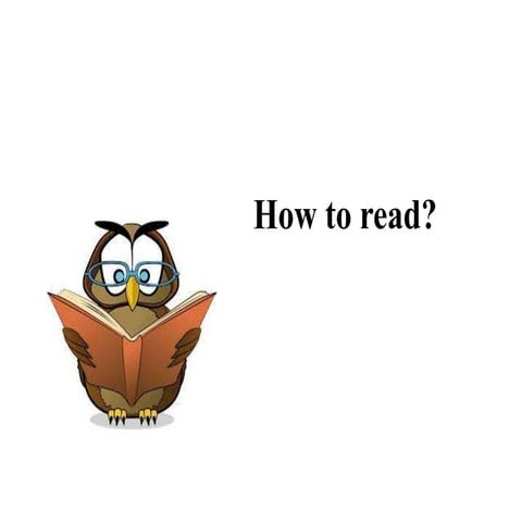 How to read effectively