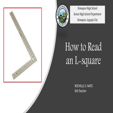 How to read an L- square