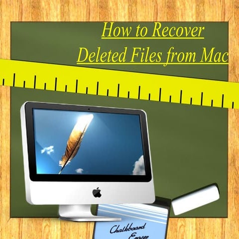 How to recover deleted files from mac