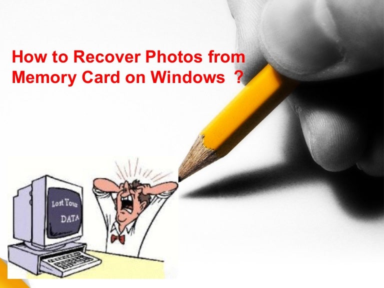 How to recover photos from memory card on windows