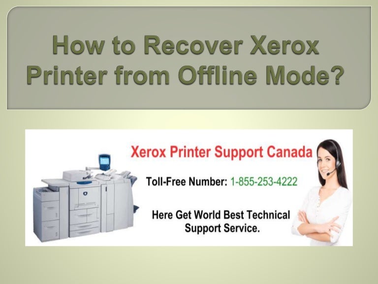 How to Recover Xerox Printer from Offline Mode?