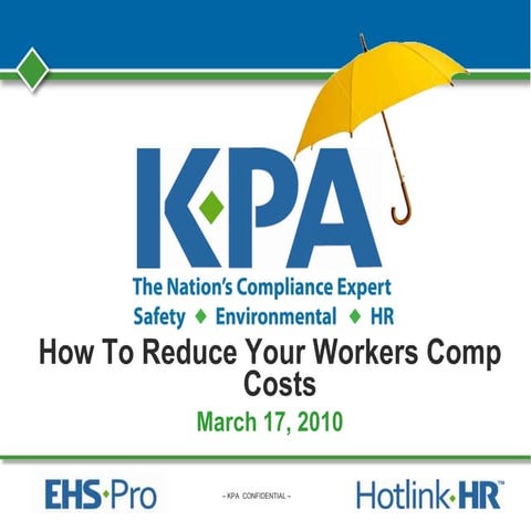 How To Reduce Your Workers Comp Costs