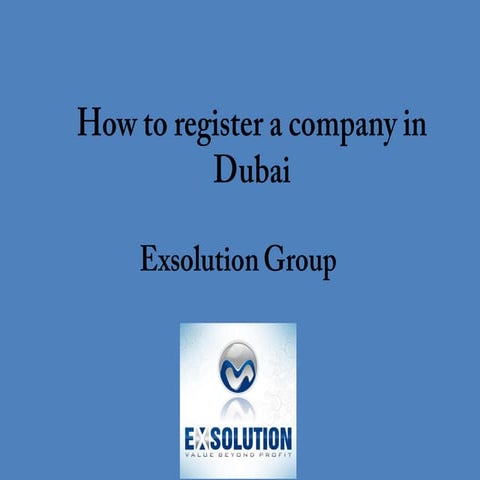 How to register a company in dubai