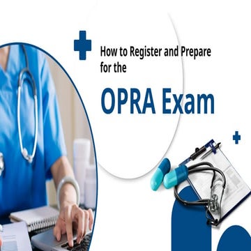 How to pass OPRA exam (Overseas Pharmacist Readiness Assessment) | PPTX