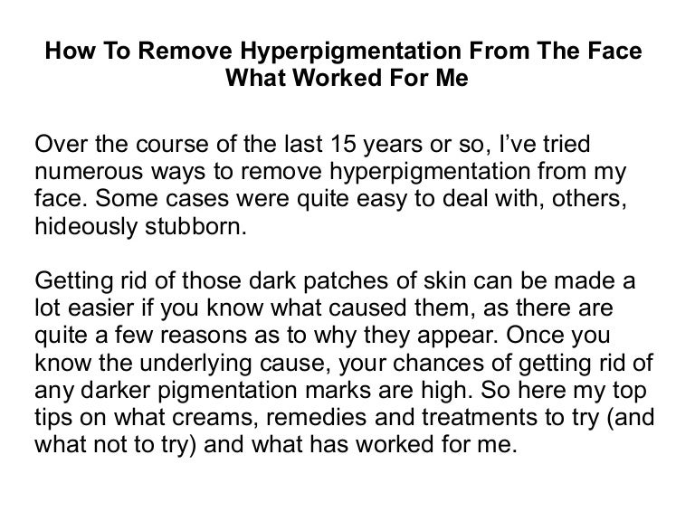 apple cider vinegar for hyperpigmentation