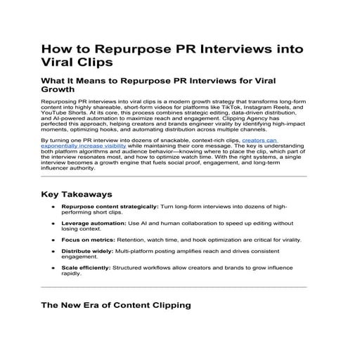 How to Repurpose PR Interviews into Viral Clips.docx