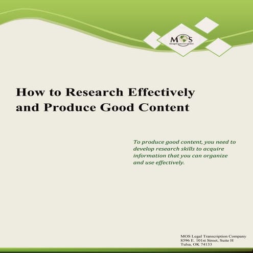 five best practices for technical writing | PDF