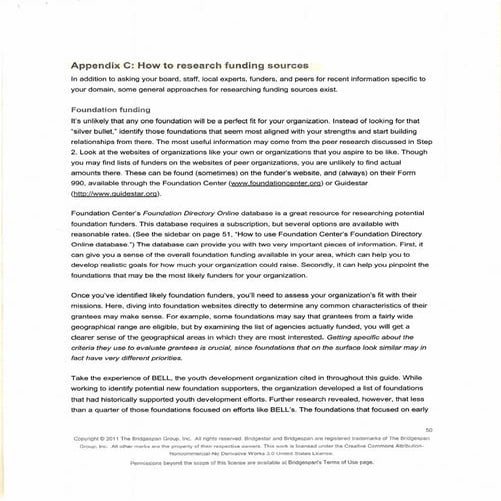 How to research funding sources