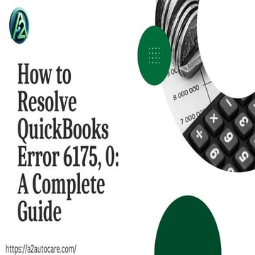 How to Resolve QuickBooks Error 6175, 0: A Complete Guide | PDF
