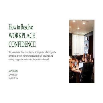 How to Resolve WORKPLACE CONFIDENCE.pptx
