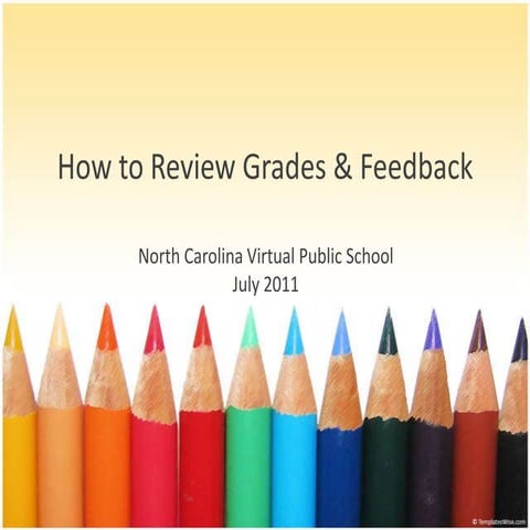 How to review your grades