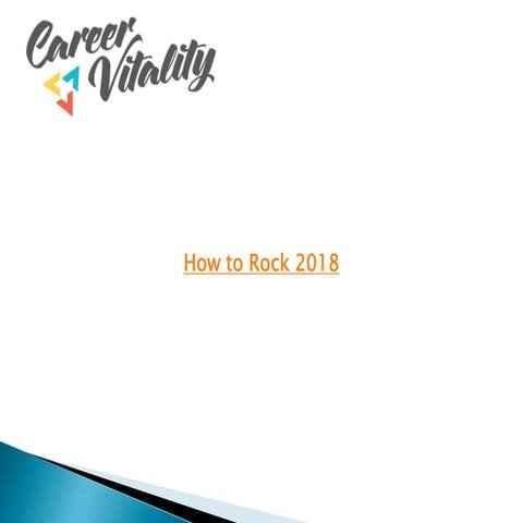 How to rock 2018 career vitality