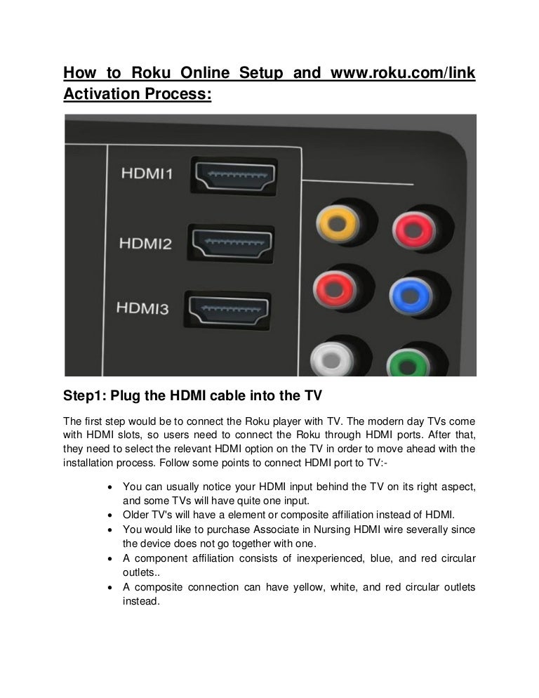 Roku.com/link Setup Roku Account Activate Roku Com Link Roku.com
