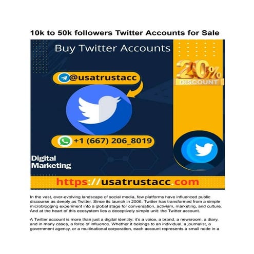 How to Safely Buy Twitter Accounts A Complete Guide in ....pdf