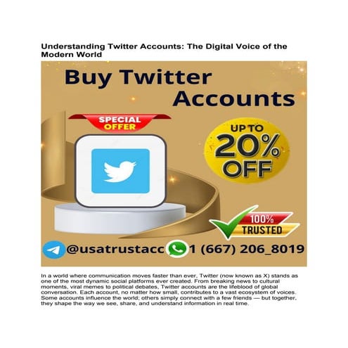 How to Safely Buy Twitter Accounts A Complete Guide in ....docx