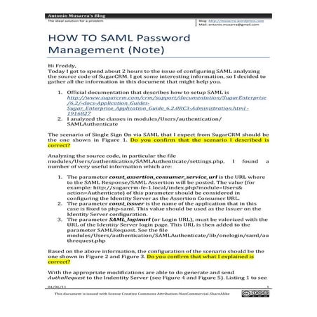 HOW TO SAML Password Management (Note)