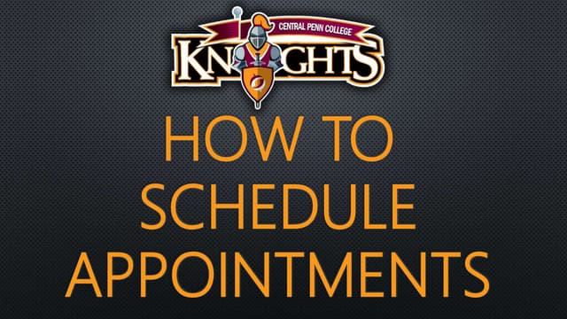 How to schedule appointments