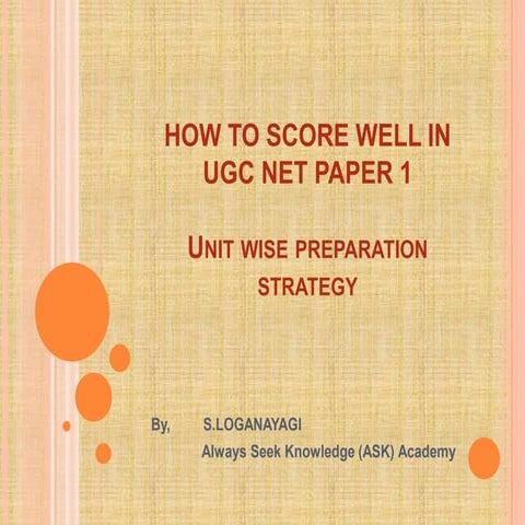How to score well in ugc paper 1 unitwise preparation strategy-S ...