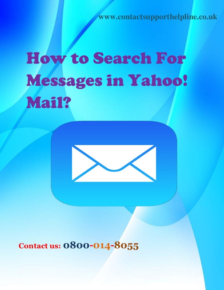 How To Search For Messages In Yahoo