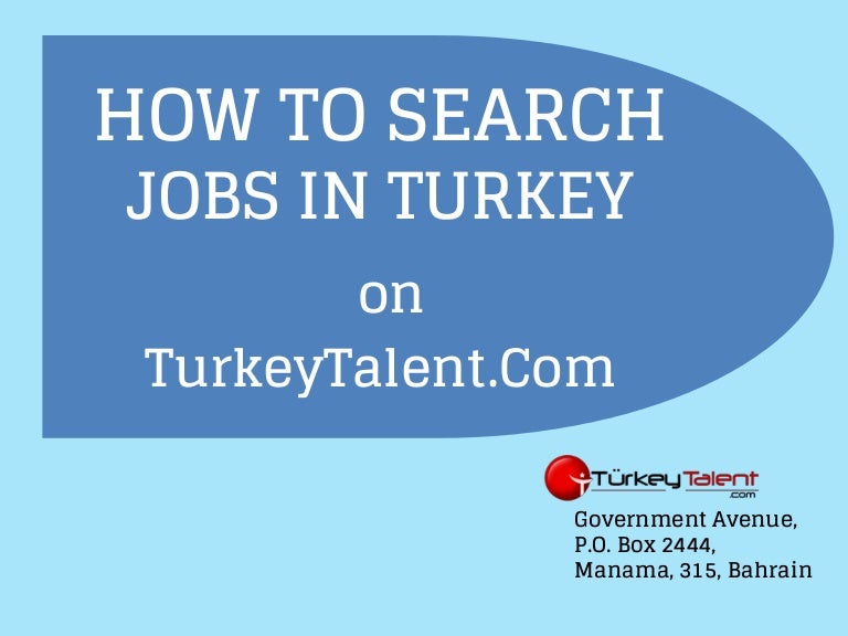 How to Search Jobs in Turkey by Turkey Talent