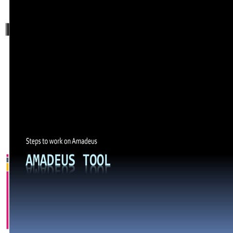 How to search on amadeus