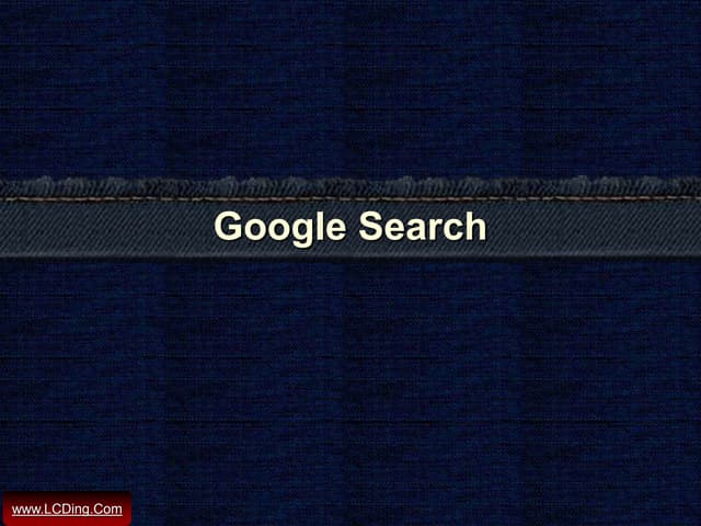 How to search using google