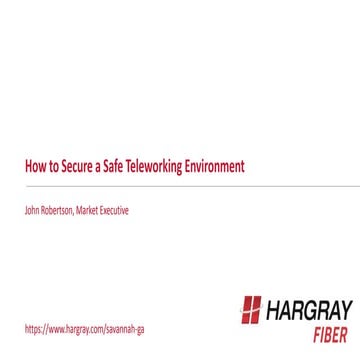 How to secure a safe teleworking environment 