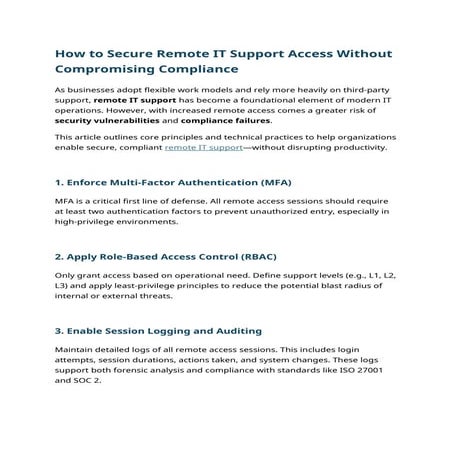How to Secure Remote IT Support Access Without Compromising Compliance.docx