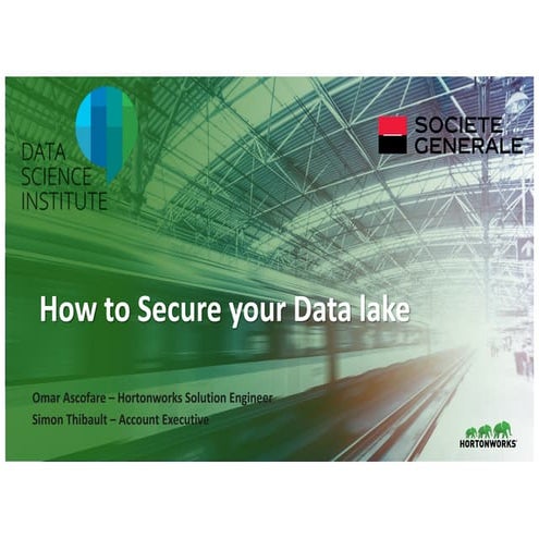 How to secure your data lake