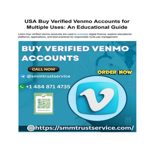 How to Secure Verified Venmo Accounts Across Multiple Platforms.pdf