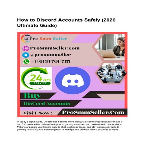 2026 Ultimate Guide to Managing Discord Accounts Safely and Effectively ...
