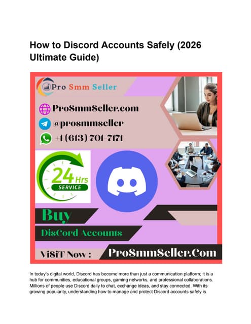2026 Ultimate Guide to Managing Discord Accounts Safely and Effectively ...