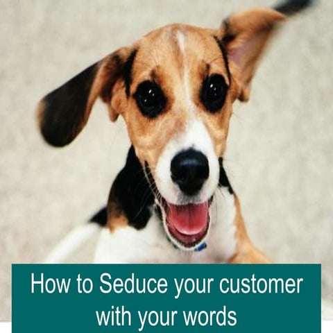 How to seduce your customers with words