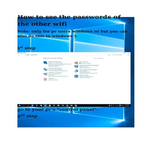 How to see the passwords of the other wifi