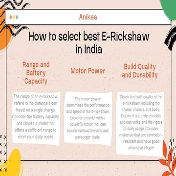 How to select best e rickshaw.pdf