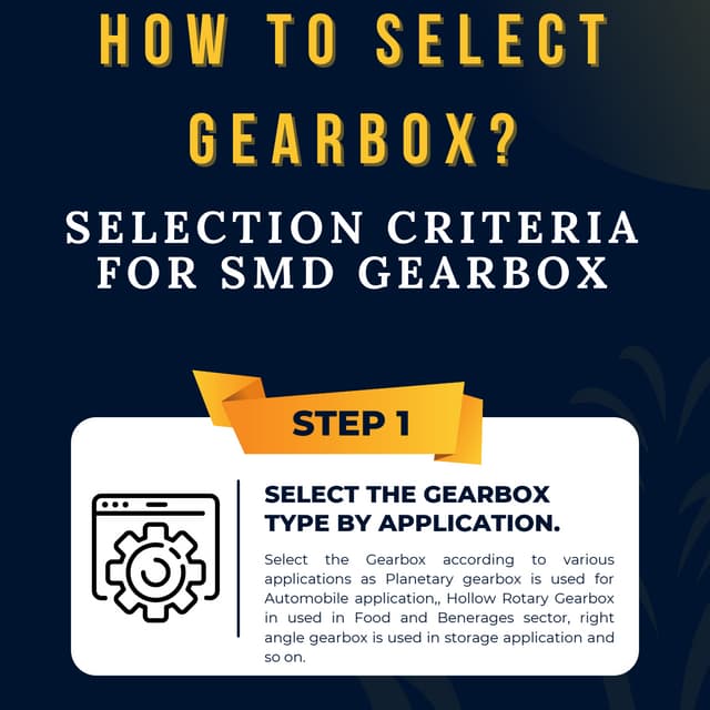 How to select Gearbox PDF selection of gearbox pdf