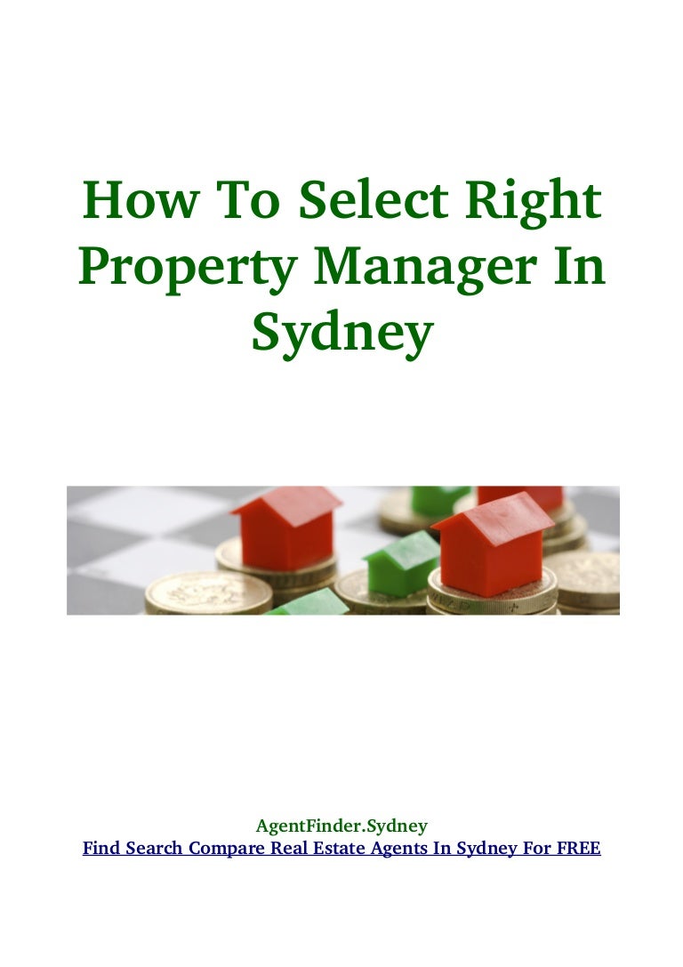 How To Select Right Property Manager In Sydney 