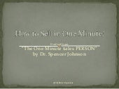 How to sell in 1 minute-Before the ...
