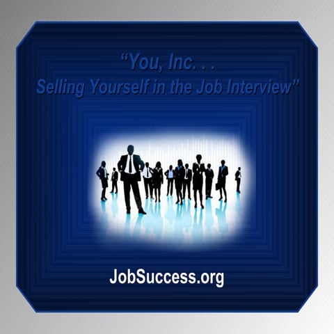 Sell Yourself In A Job Interview