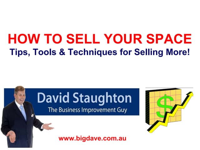 How To Sell Your Space