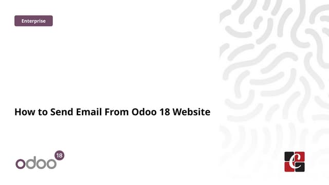 How to Send Email From Odoo 18 Website - Odoo Slides