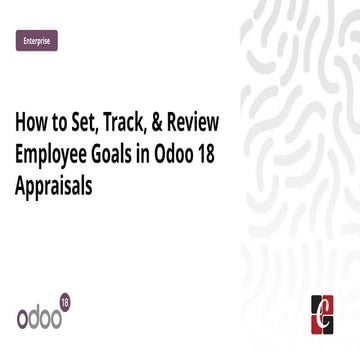 How to Set, Track, & Review Employee Goals in Odoo 18 Appraisals