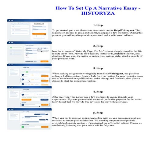 How To Set Up A Narrative Essay - HISTORYZA