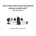 Wansview Q5 Camera Setup , Wansview Cloud Wifi camera Model Q5/K5/Q6 ...