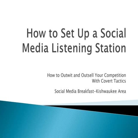 How to setup a social media listening station 2014