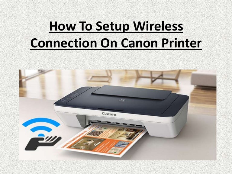 cableless setup canon printer